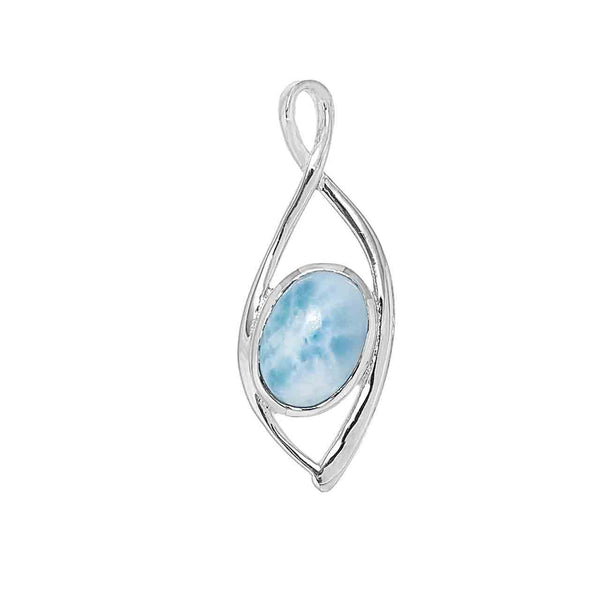 Larimar Oval Pendant