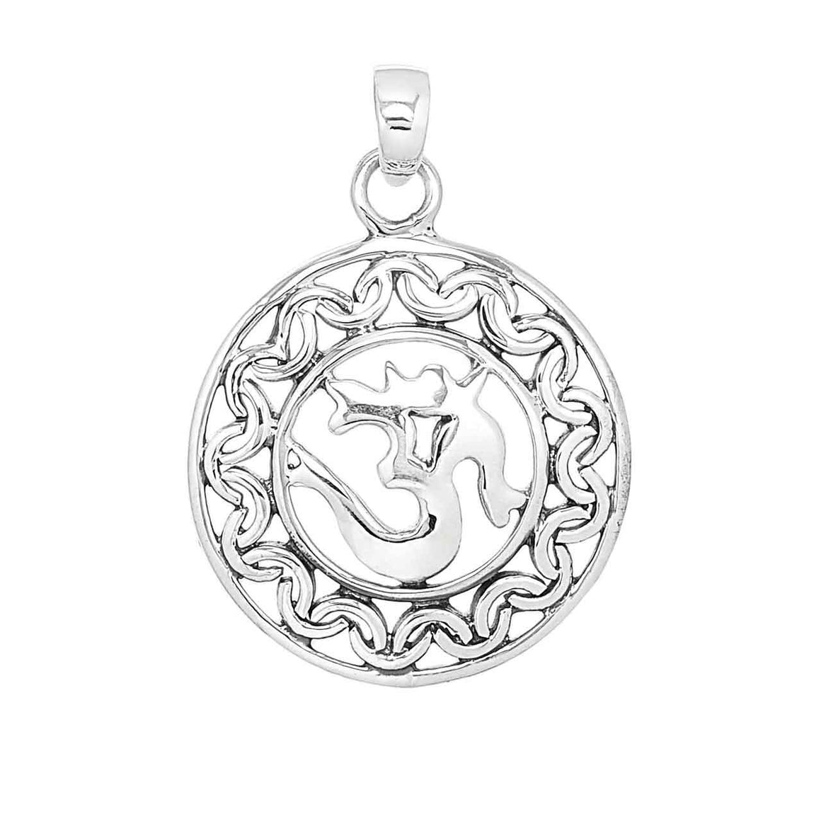 Sterling Silver "OM" Pendant