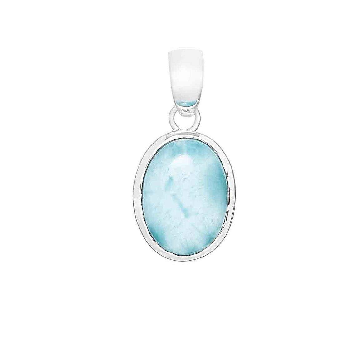 Larimar Oval Pendant