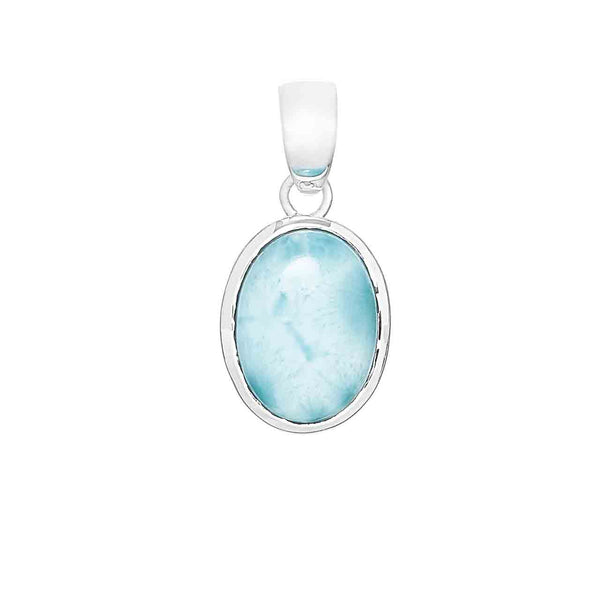 Larimar Oval Pendant
