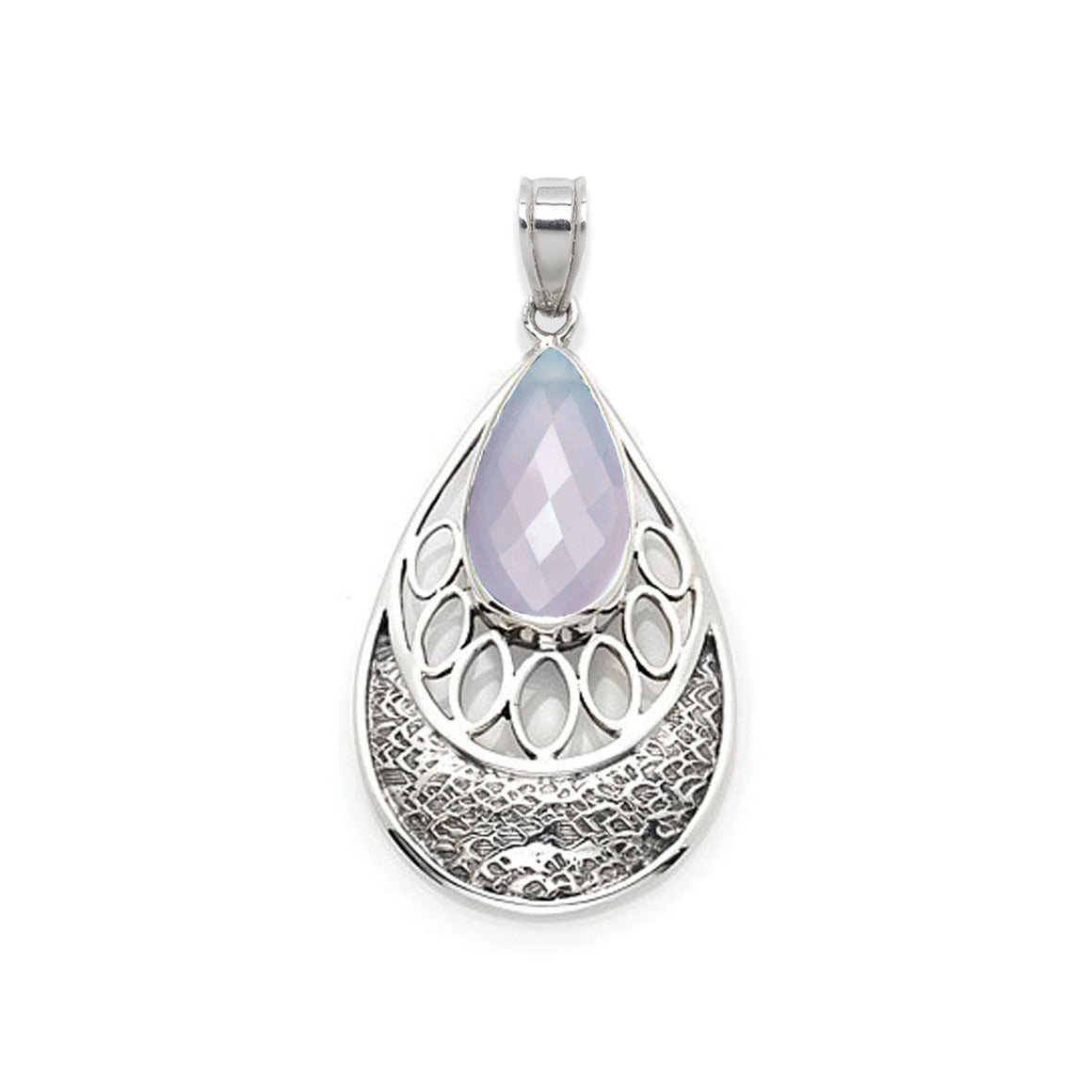 Natural Chalcedony Pendant