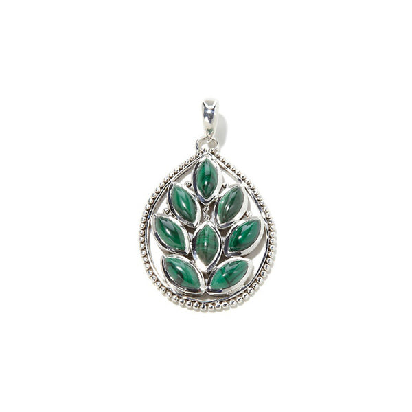 Malachite Tree of Life Pendant