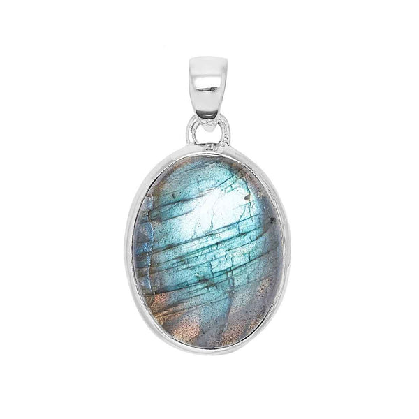 Labradorite Oval Pendant