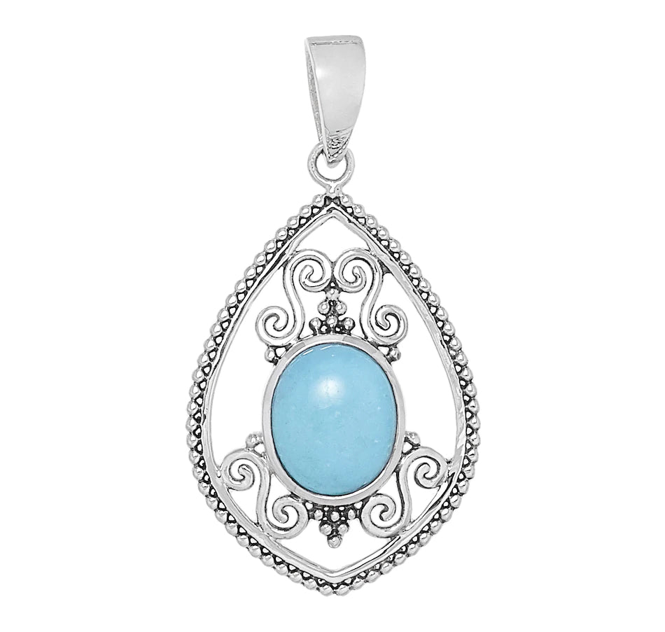 Sterling Silver Sleeping Beauty Pendant