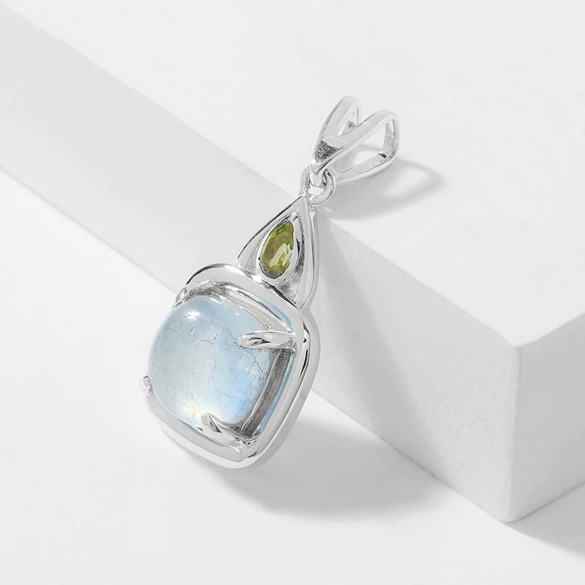 Aquamarine & Peridot Pendant