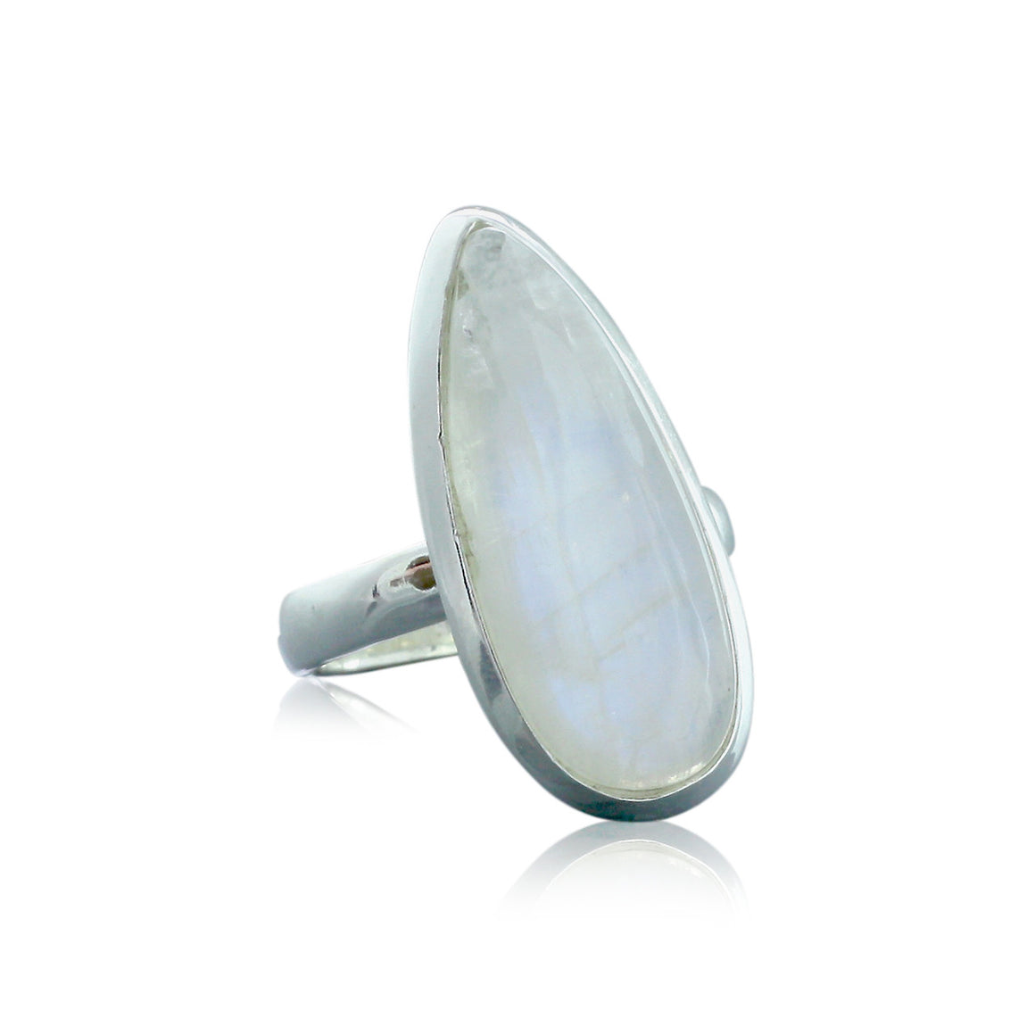 Rainbow Moonstone Ring - One of a Kind