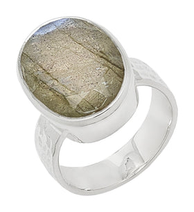 Sterling Silver Labradorite Ring