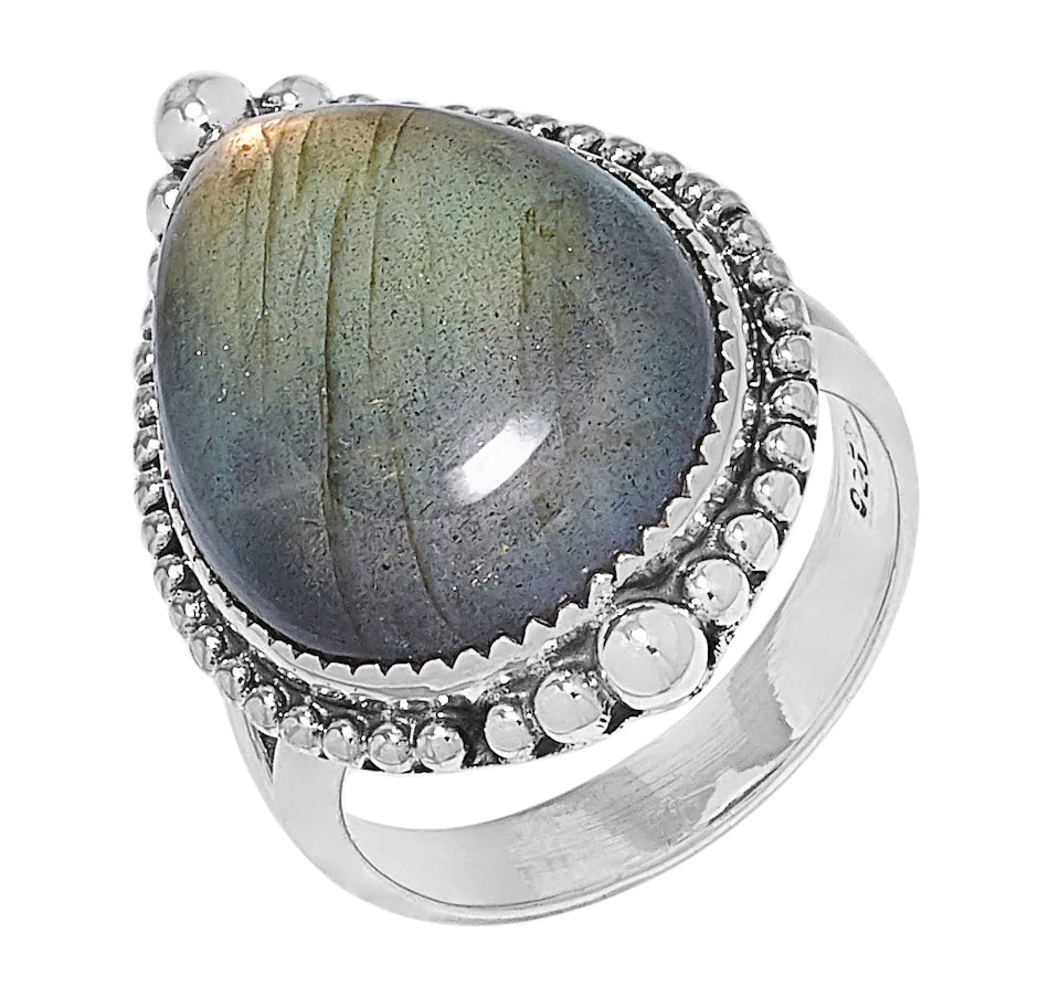 Sterling Silver Labradorite Ring