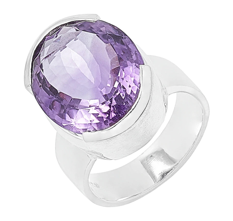 Sterling Silver Amethyst Ring