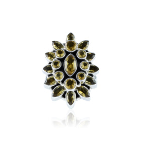 Citrine Two Layer Ring