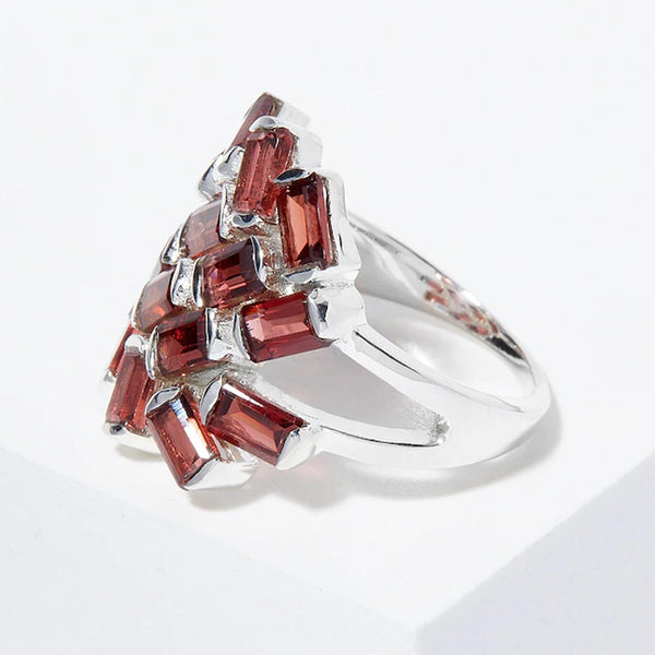 Garnet Multi Gemstone Ring