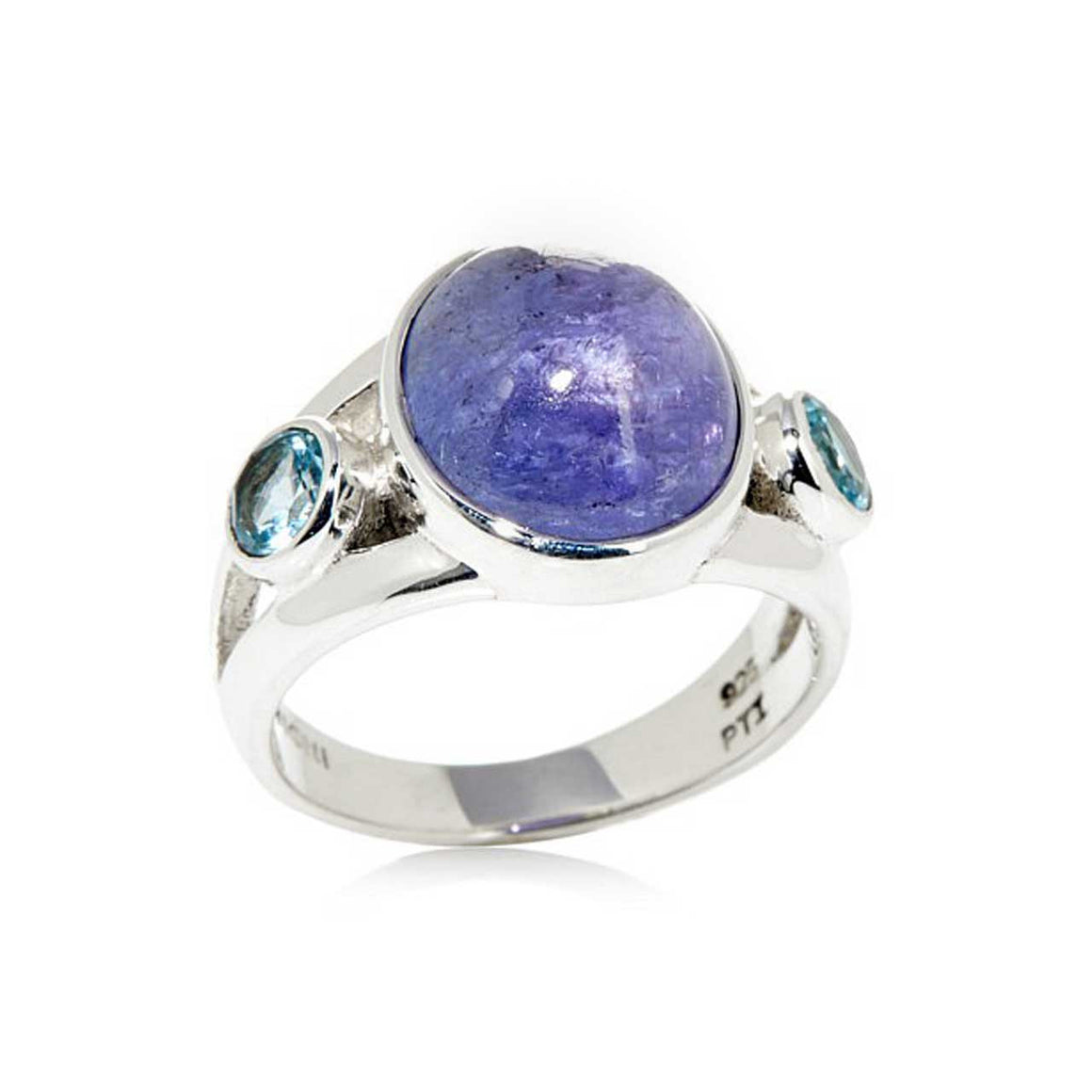 Tanzanite and Blue Topaz Ring