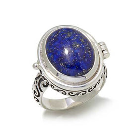Lapis Poison Ring