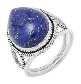 Sterling Silver Lapis Ring