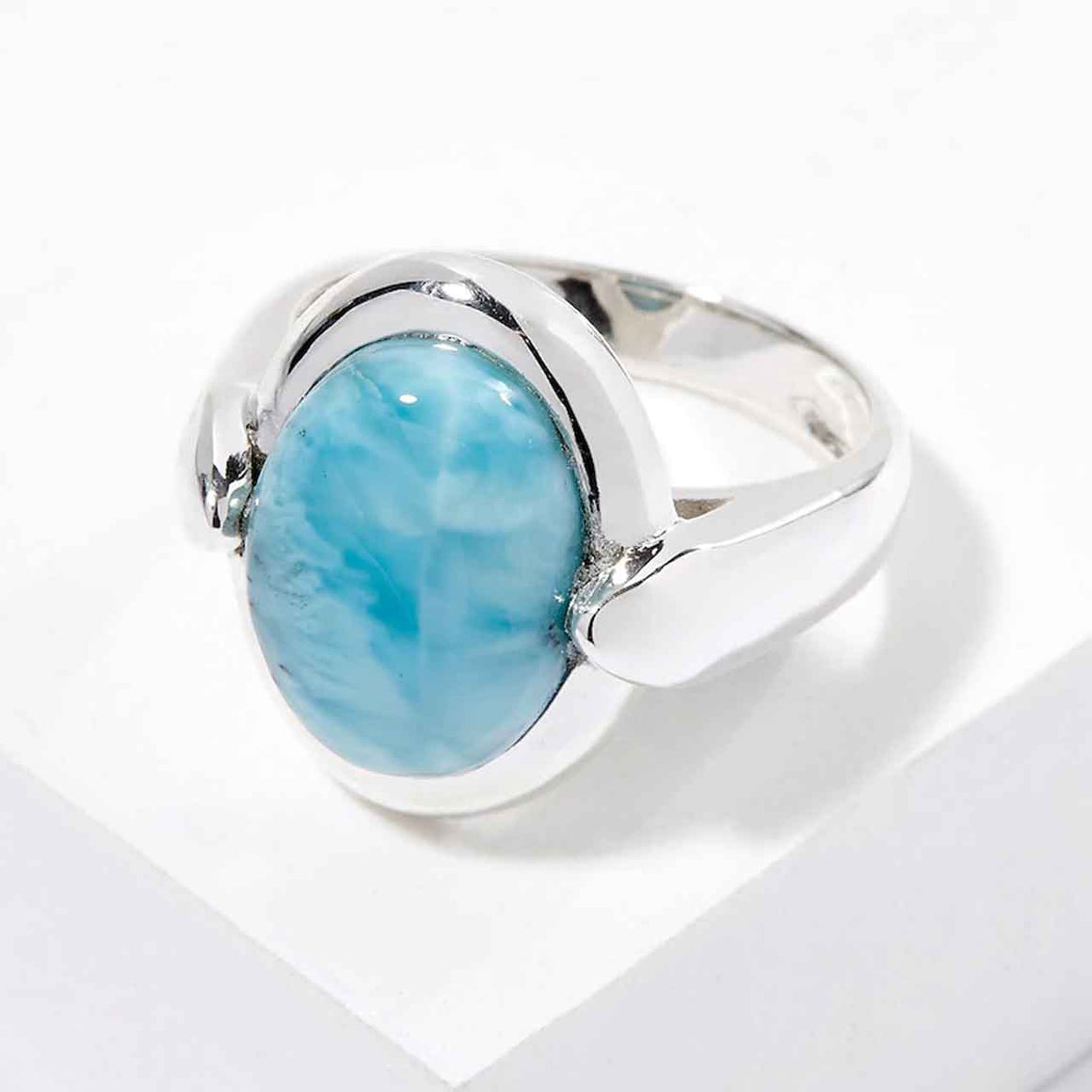 Larimar Oval Ring