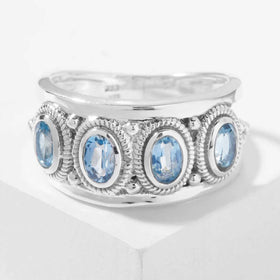Blue Topaz Ring