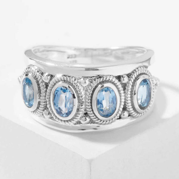 Blue Topaz Ring
