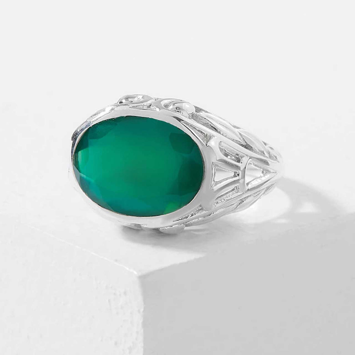 Green Onyx Ring