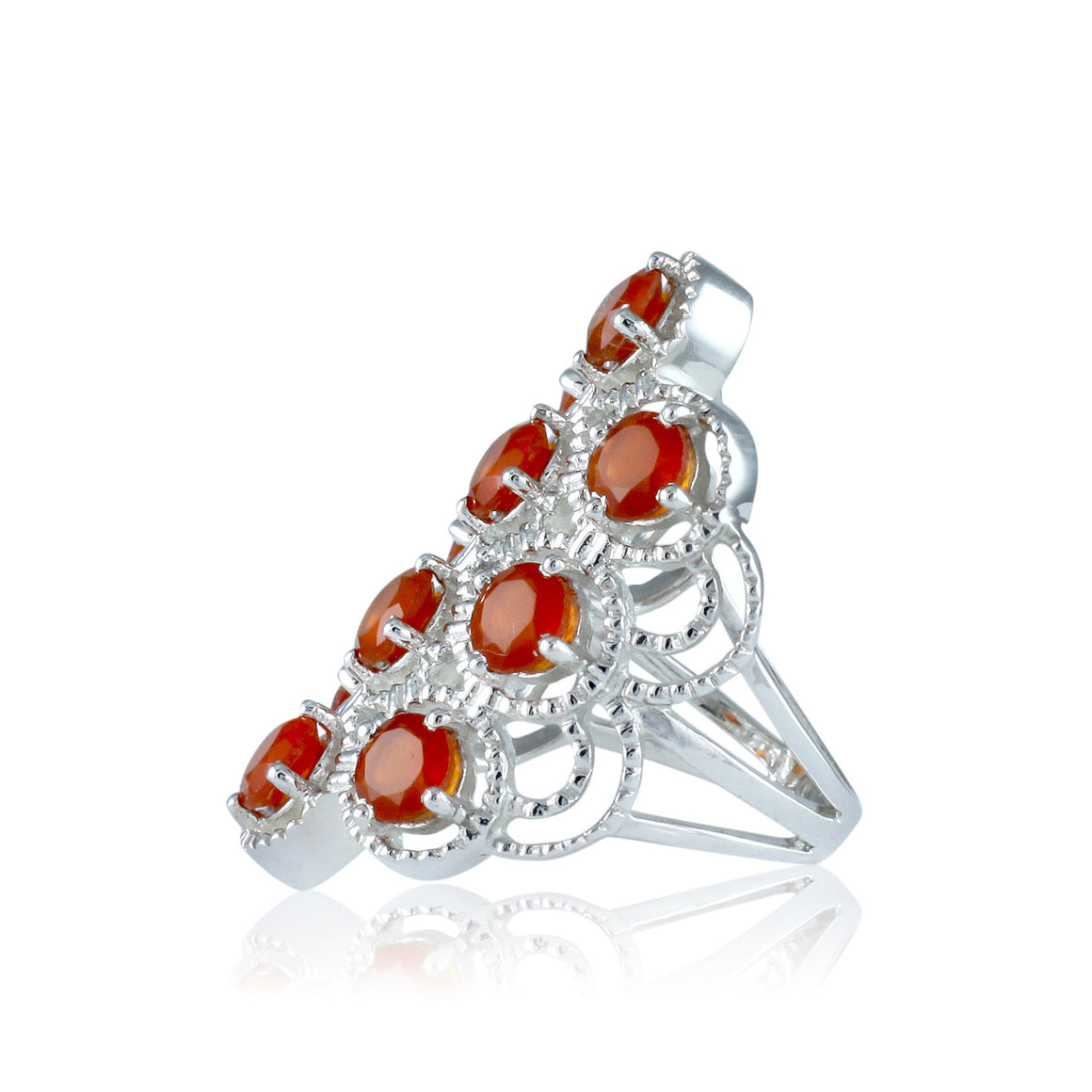 Red Onyx Multi Stone Ring