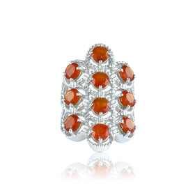Red Onyx Multi Stone Ring