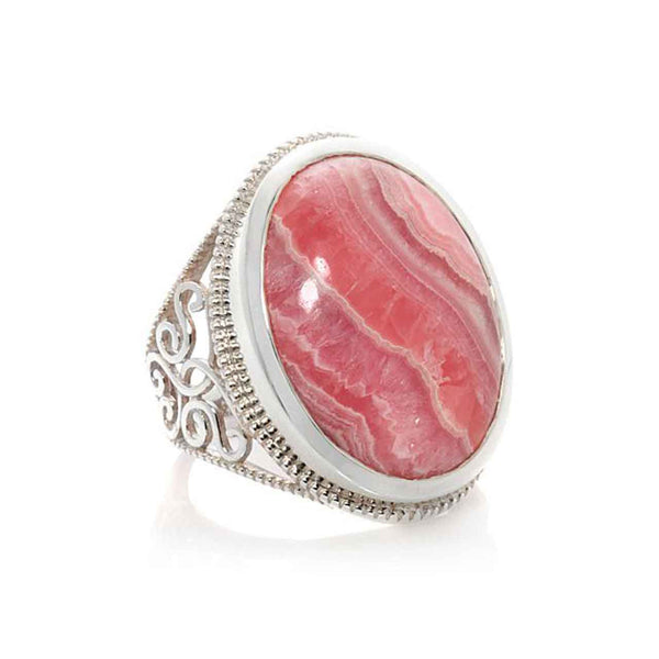 Rhodochrosite Bold Ring
