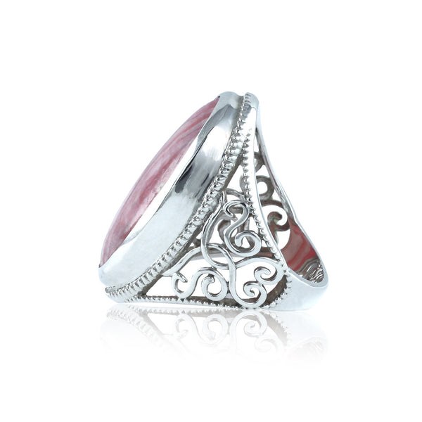 Rhodochrosite Bold Ring