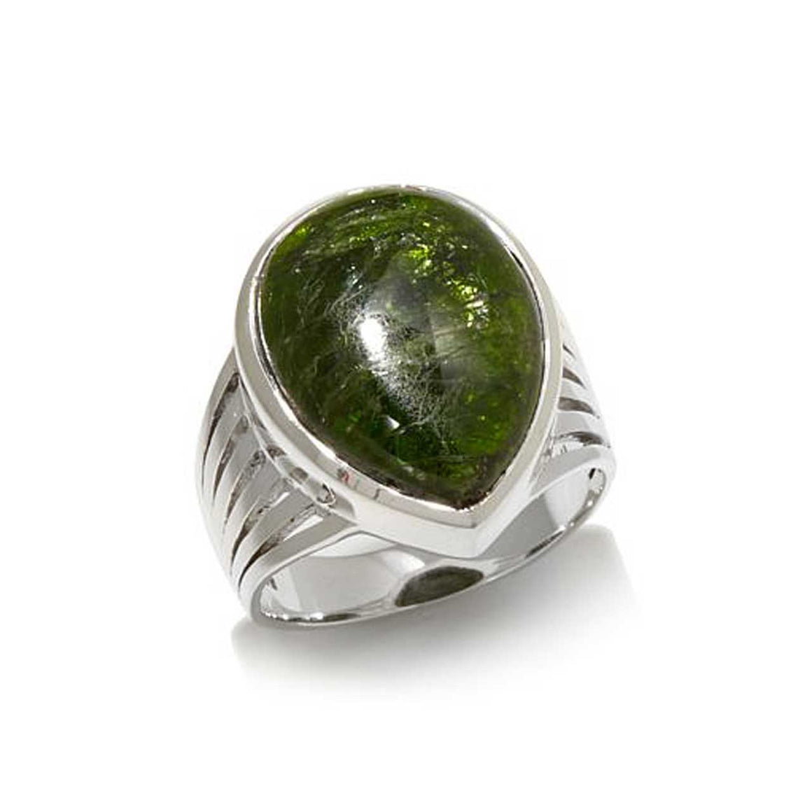 Chrome Diopside Ring