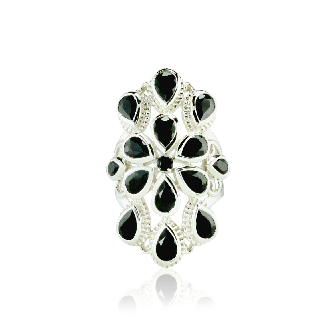 Black Spinel Ring