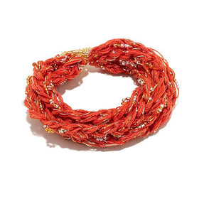 Braided Bead Potay Multi Strand Bracelet