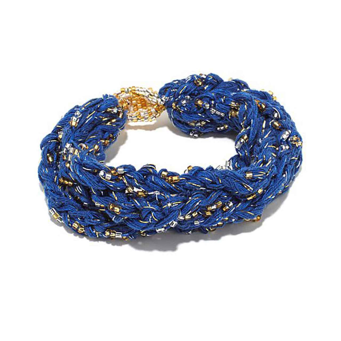 Braided Bead Potay Multi Strand Bracelet