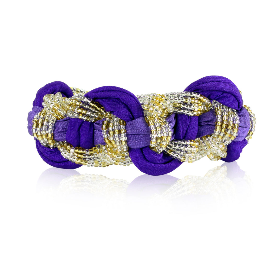 Potay and Fabric Wrap Bracelet