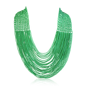 Potay Lattice Work Waterfall Necklace