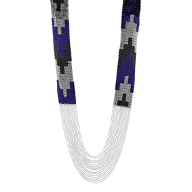 Embroidered Waterfall Necklace