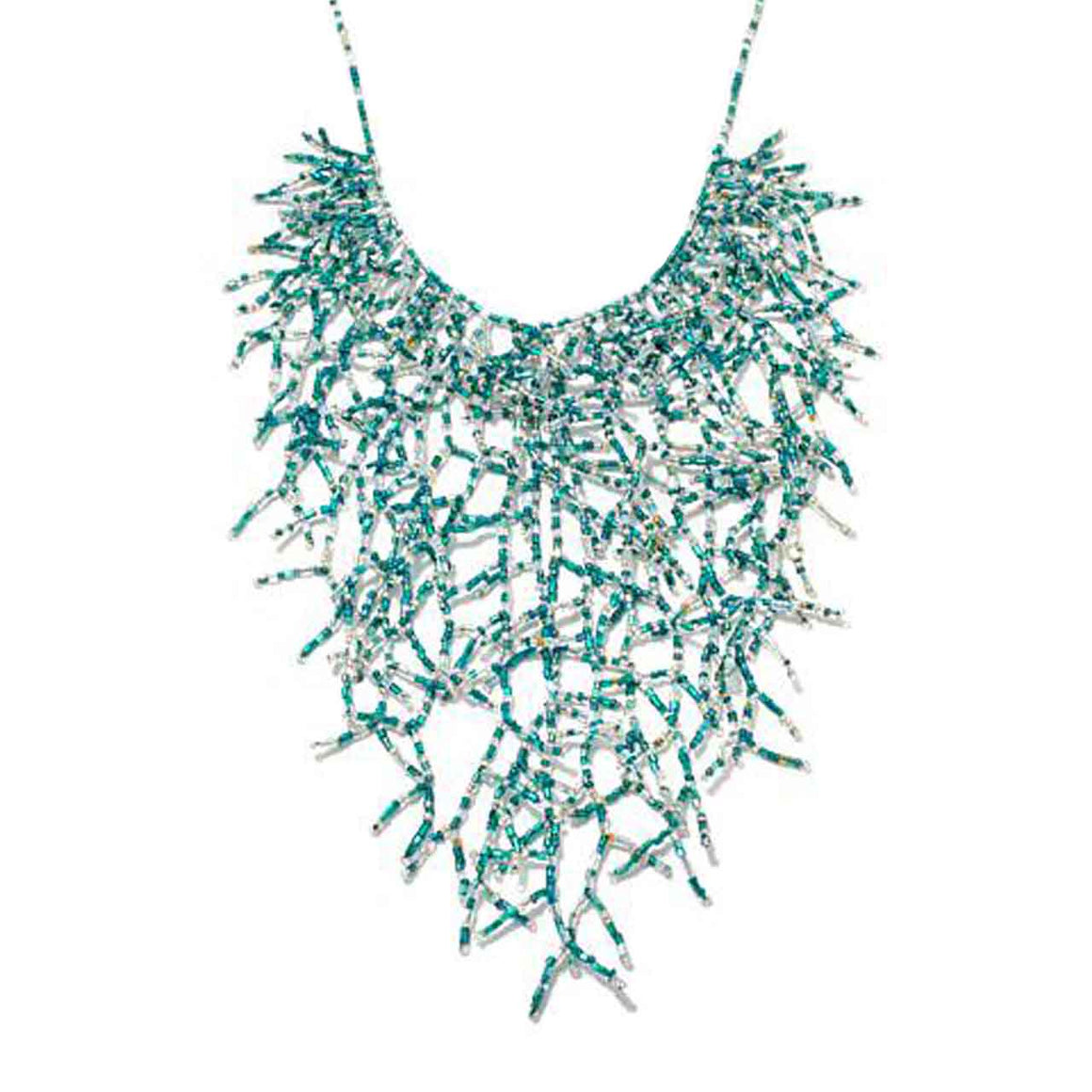 Blue Branch Potay Necklace