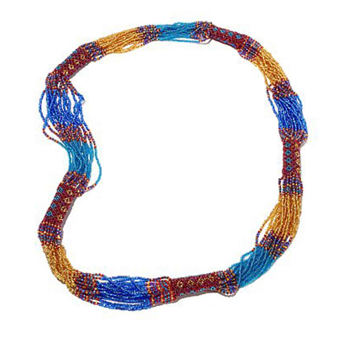 Multi Colour, Multi Strand Necklace