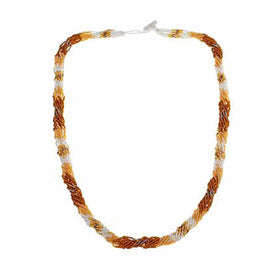 Gold Colour Potay Multi Strand 36" Necklace