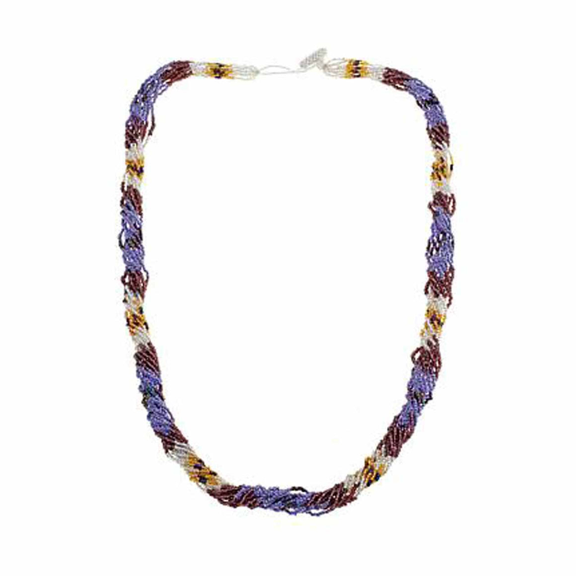 Purple Potay Multi Strand 36" Necklace