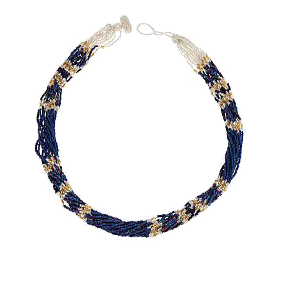 Multi Color 15 strand Potay Necklace