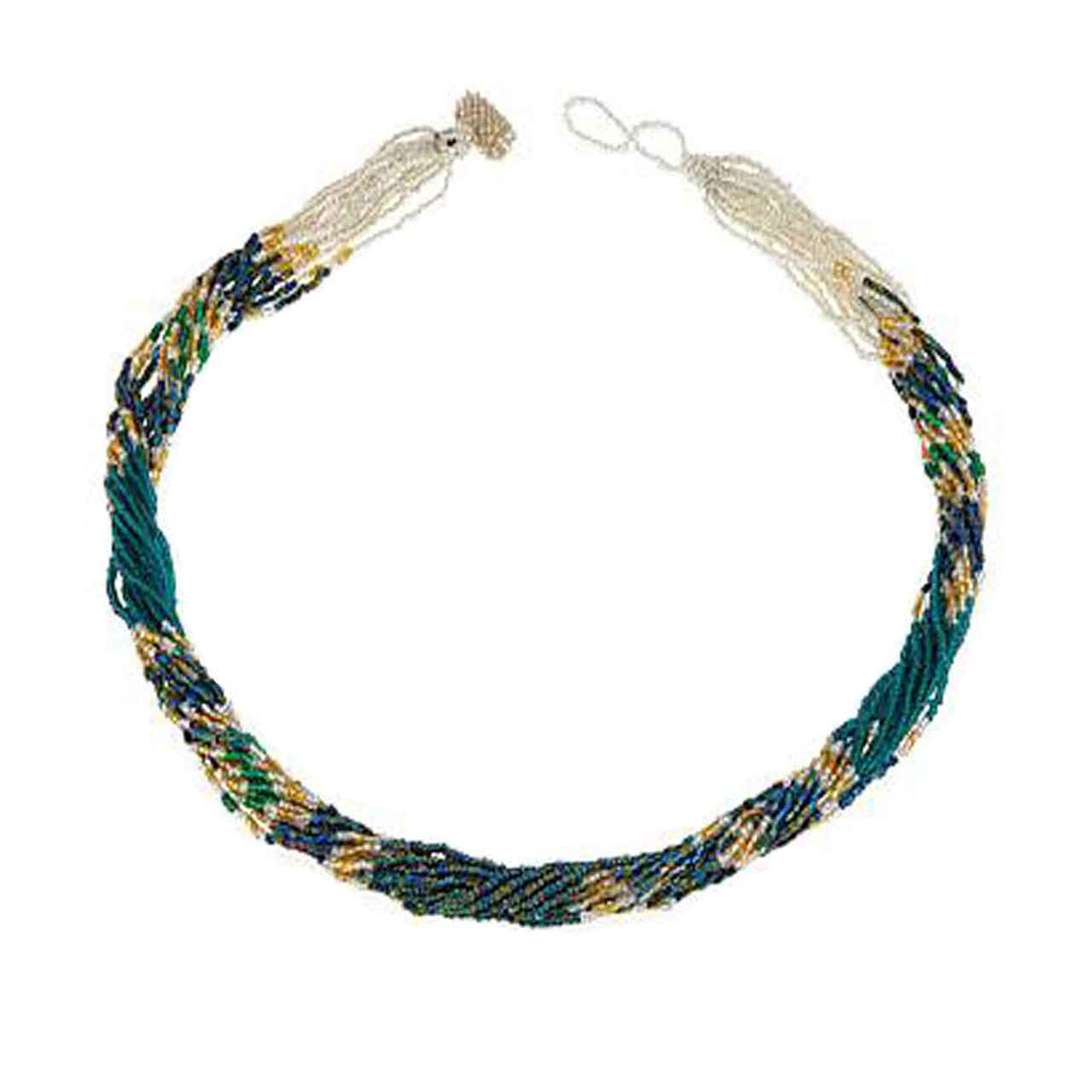 Multi Color 15 strand Potay Necklace