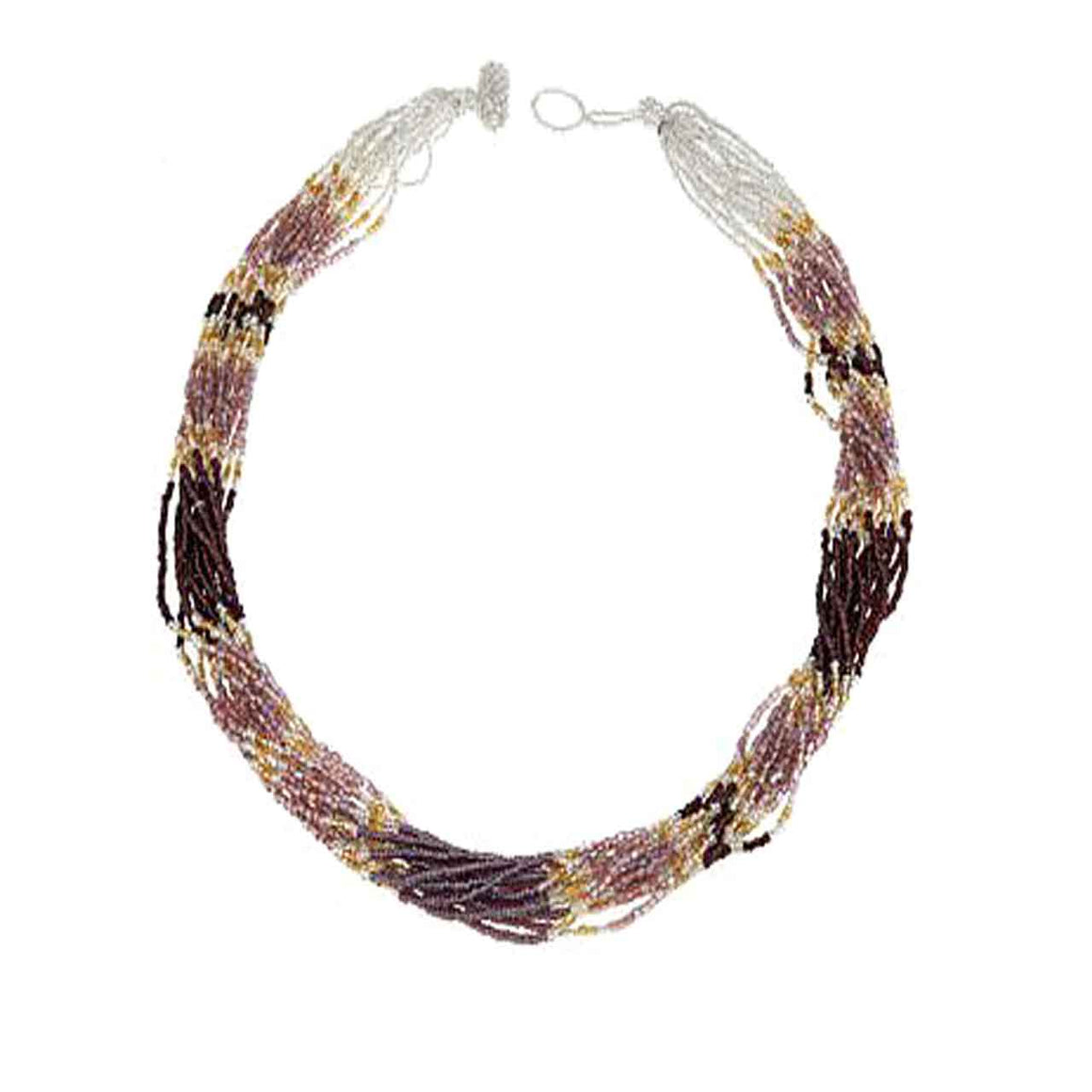 Multi Color 15 strand Potay Necklace